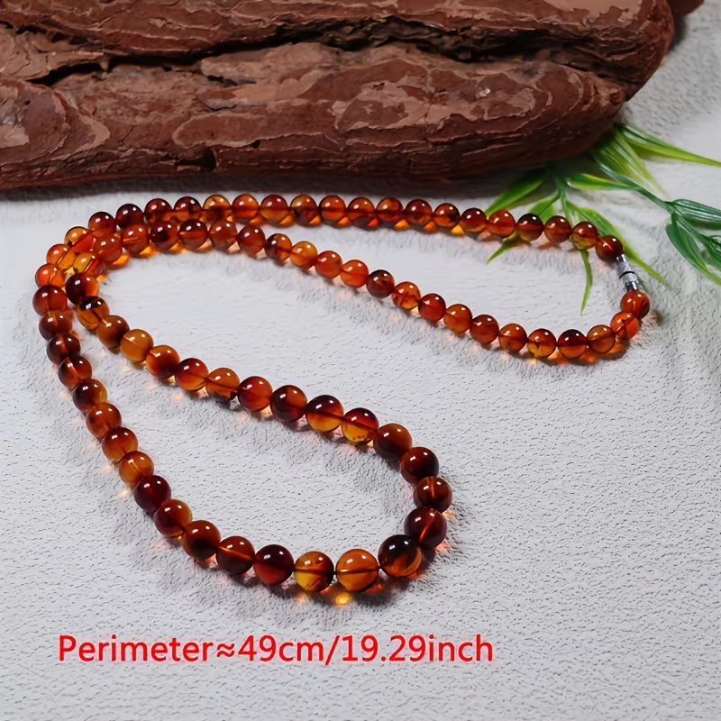 Burmese Bloodstone Amber Multi-Piece Mala Beads Set